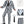 Scary Family Adult Costume Suit - Morticia & Gomez Black White Striped 3-Piece Set with Jacket, Pants, Shirt, and Tie for Halloween & Cosplay
