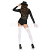 Sexy One Glove Billie Jean 5 Pc Women’s Halloween Cosplay Costume Set Sz M/L