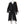 DIONA J SHOULDER THREAD FLOWER KIMONO COVER UP ONE SIZE COLOR BLACK
