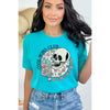 Diona J Mothers Day Cool Moms Club Graphic Tee Shirt Color Teal Size M