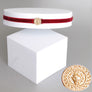 Gold Lion Velvet Choker