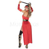 Ancient Warrior 6 Pc Lace-Up Detail Dress Halloween Costume Set Women's Size XS