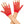 Fishnet wrist length warmer