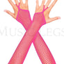 Finger loop diamond net arm warmer