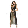 Godly Empress 3 Pc Gold Dress Black Women’s Halloween Cosplay Costume Set Sz M/L