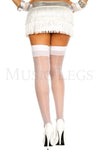Backseam sheer thigh hi
