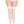 Plus size backseam sheer thigh hi