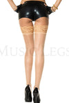 Lace Top Thigh High with Back Seam