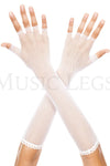 Fingerless fishnet warmer