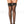 Satin bow sheer thigh hi