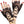 Lace up wrist length fishnet fingerless gloves