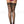 Lace top backseam sheer thigh hi