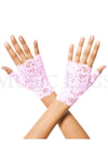 Lace fingerless gloves