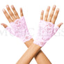 Lace fingerless gloves