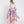 DIONA J ABSTRACT PAISLEY PRINT KIMONO CARDIGAN ONE SIZE COLOR PINK