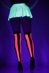 Striped opaque thigh hi