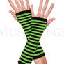 Opaque stripes arm warmer