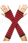 Opaque stripes arm warmer