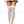 Lace top heart backseam sheer thigh hi