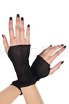 Fishnet gloves