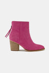 Beast Fashion Suede Point Toe Ankle Booties