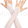 Finger loop fishnet arm warmer