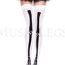 Skeleton print stockings