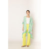 DIONA J TILE PRINT KIMONO ONE SIZE COLOR GREEN