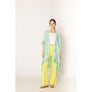 DIONA J TILE PRINT KIMONO ONE SIZE COLOR GREEN