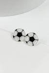 VARIETY OF SPORTS BALL EPOXY STUD EARRINGS