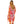 DIONA J TIE DYE FASHIONABLE KIMONO COVER UP CARDIGAN ONE SIZE COLOR RED
