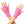 Flounce fishnet gloves