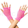 Flounce fishnet gloves