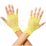 Flounce fishnet gloves