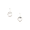 DIONA J MAMA BEAR CUT OUT DANGLE EARRING WORN SILVER B17-095-173650