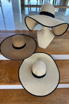 FASHION STRAW WIDE BRIM FLOPPY SUN HAT