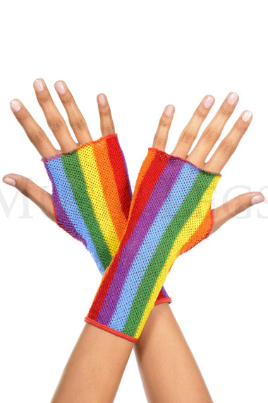 Multi colored gloves