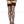Ghost and pumpkin print sheer thigh hi