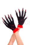 Devil gloves with nails