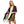 DIONA J MULTI COLOR STRIPE NET KIMONO ONE SIZE COLOR BLACK