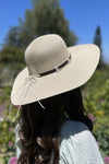 Floppy Straw Sun Hat WIth Strap