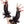 Lace ruffle fishnet fingerless gloves