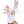 Lace ruffle fishnet fingerless gloves