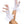 Lace ruffle fishnet fingerless gloves
