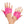 Short faux leather fingerless gloves