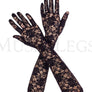 Extra long lace gloves