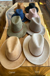 SUEDE VEGAN PANAMA HAT