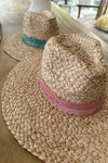 Braided Leaf Strap Embridery Straw Hat