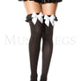 Thigh High with Ruffle and Bow