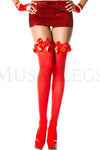 Thigh High with Ruffle and Bow